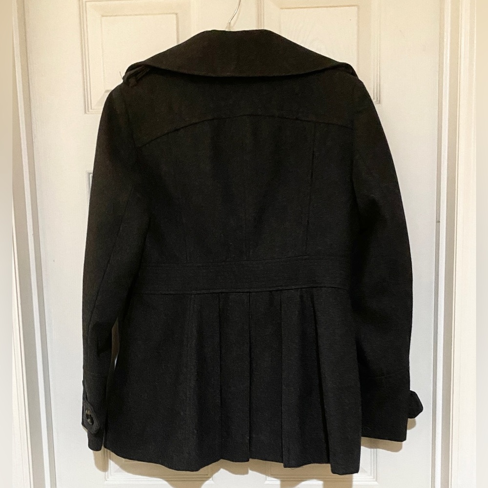 Double Breasted Wool Coat - Picture 3 of 4